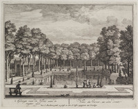 KG 06242
<br/>
't Gezigt van de vyver aan de regter zyde.
<br/>
<em>Moucheron, Isaac de (1667-1744)</em>